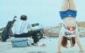 美女若你穿裙子倒立,那就更吸引人的眼球啦! 美女若你穿裙子倒立,那就更吸引人的眼球啦!
