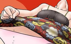 邪恶触手怪：美女被小鸟猛戳私处