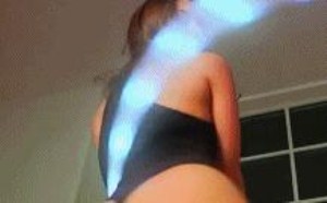色妹妹美女健身好好看啊
