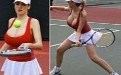 大奶妹子打网球图片大全！一起打球不累