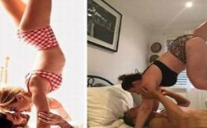 男女床上玩刺激太过火 受不了图片