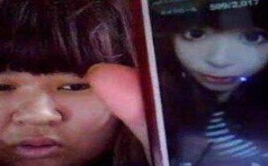 揭露网上照片中美女与现实世界中的模样