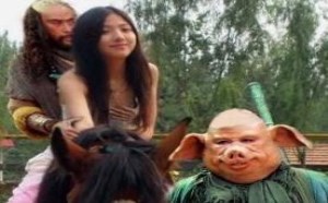 沙和尚成功俘获了一个大美女