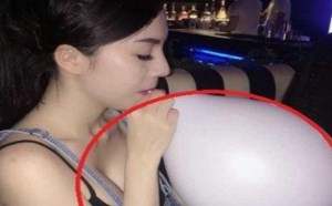 美女这肺活量真是棒棒的哈 怎么感觉是奶奶涨了